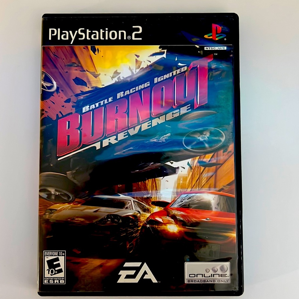 PlayStation 2 Battle Racing Ignited Burnout Revenge EA